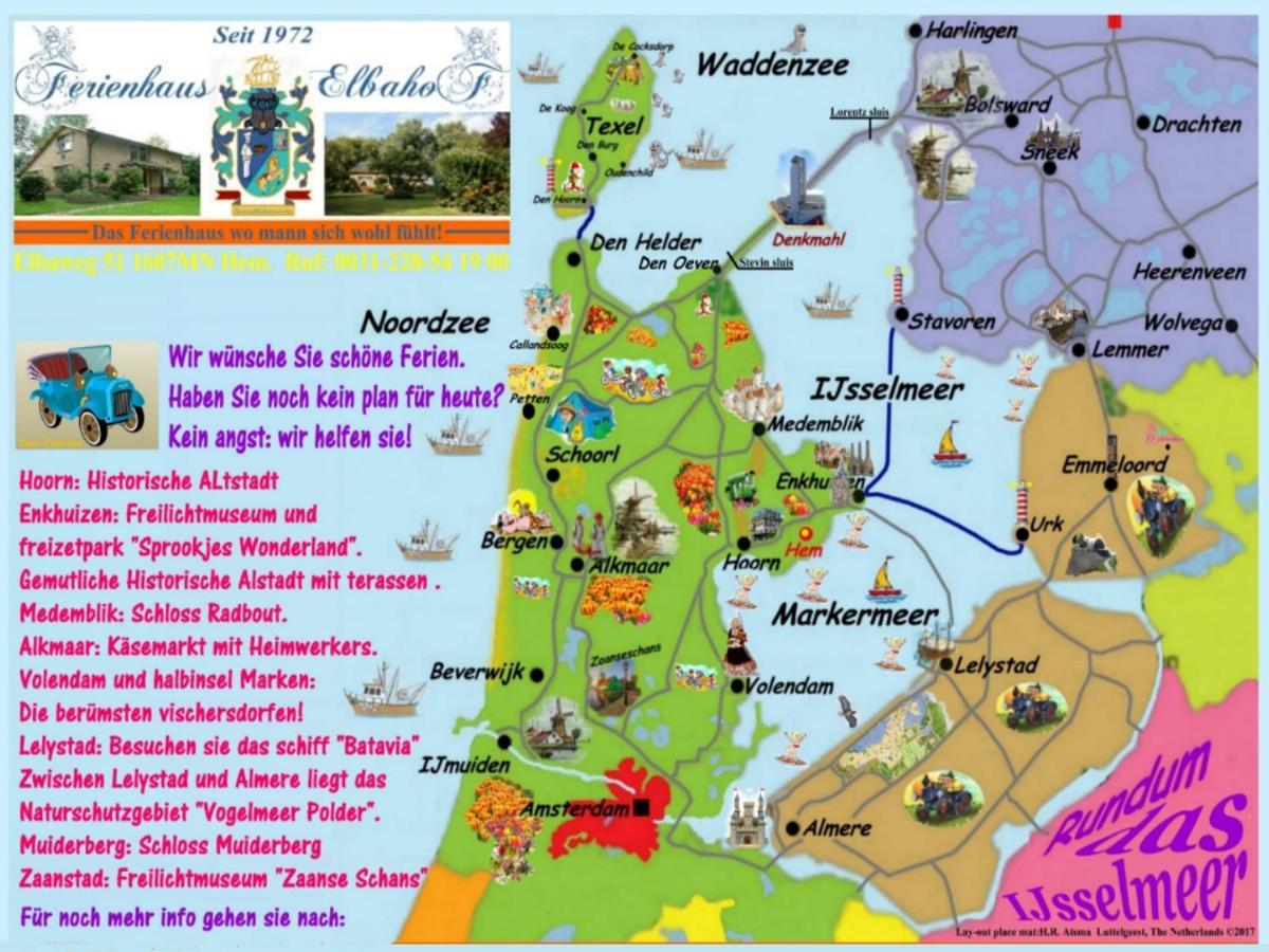 B&B Elbahof, Goed En Goedkoop! Hem Eksteriør bilde
